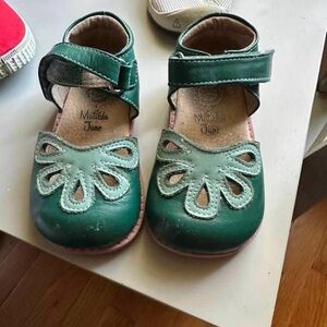 Livie & Luca Matilda Jane line Green Kids Dress Shoes